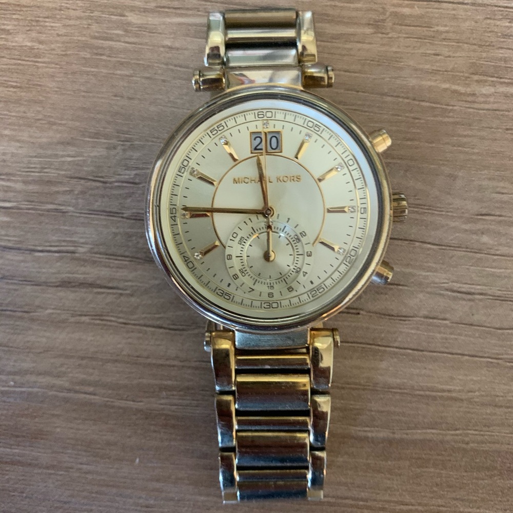 Gold Michael Kors watch